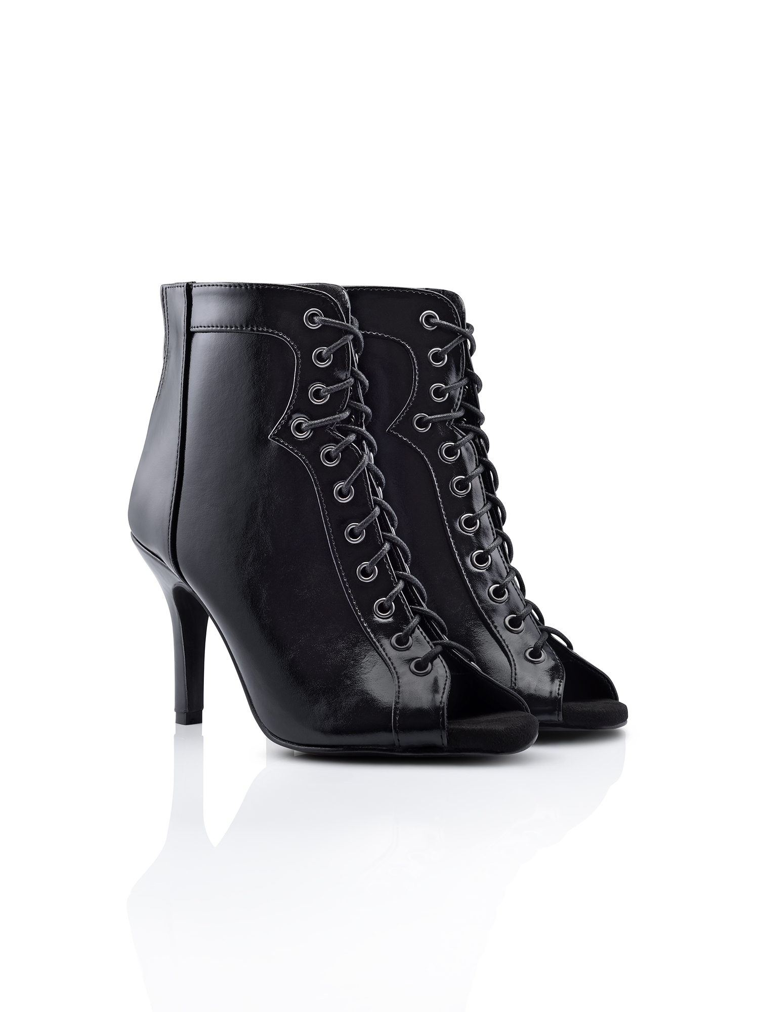 Stivaletto pelle nera